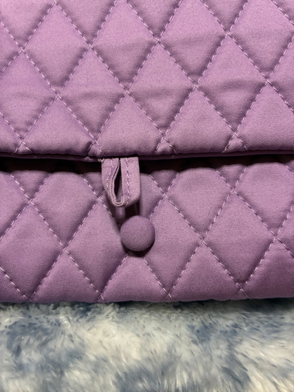 Vera Bradley Baird Hipster Quilted Purple Rhapsody Crossbody Bag NWT - Picture 4 of 7